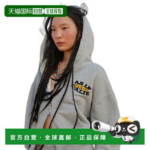 FLOWER CALIE COWGIRL HOOD MELANGEGRAY卫C 韩国直邮AS ZIPUP