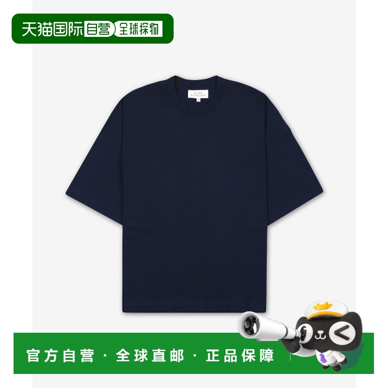 韩国直邮STUDIO NICHOLSON 男士T恤PIUSNM1327DARKESTNAVYFW24