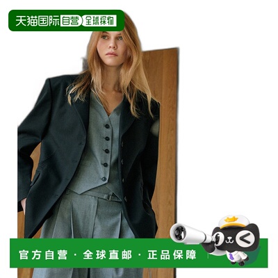 韩国直邮LOEUVRE 女士女士精品 Notched-Collar Oversized Blazer