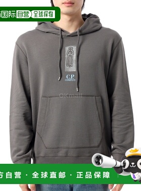 韩国直邮CP COMPANY 棉质羊毛连帽卫衣 (18CMSS313A 006312G 935)