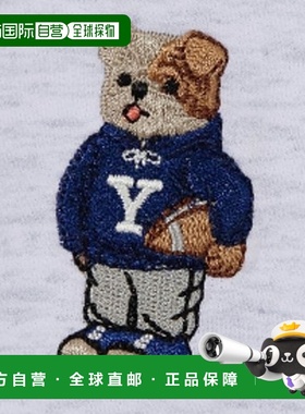 韩国直邮YALE EMBROIDERY DAN BASEBALL JERSEY GRAY / NAVY运动T