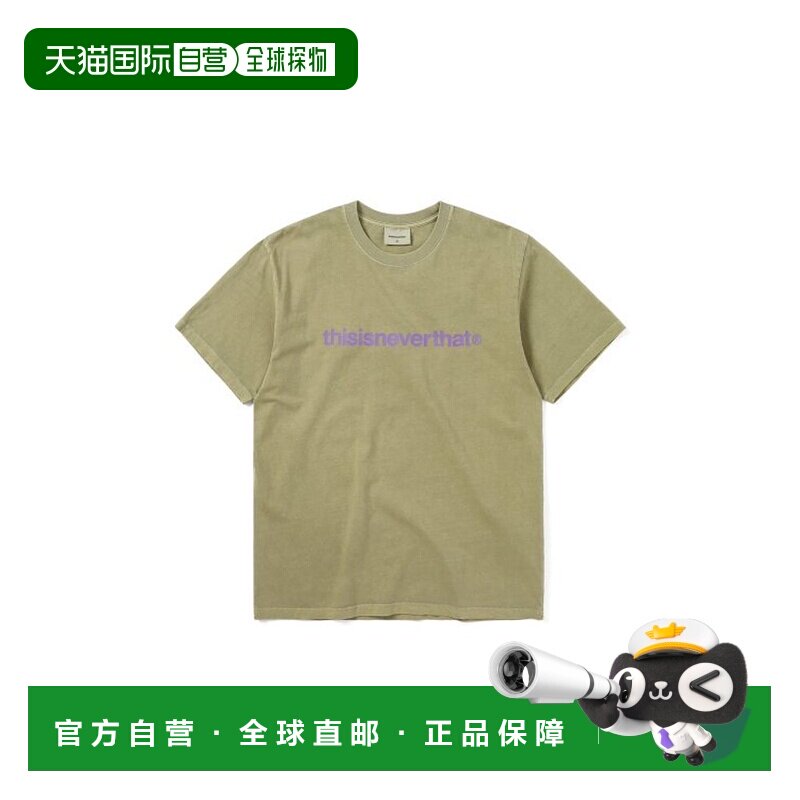 韩国直邮THISISNEVERTHAT T恤T-Logo Tee Light Moss TN240TTSST0