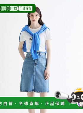 韩国直邮TOMMY HILFIGER 女士半身裙T22E1NSC070WT11A8中裙a字裙