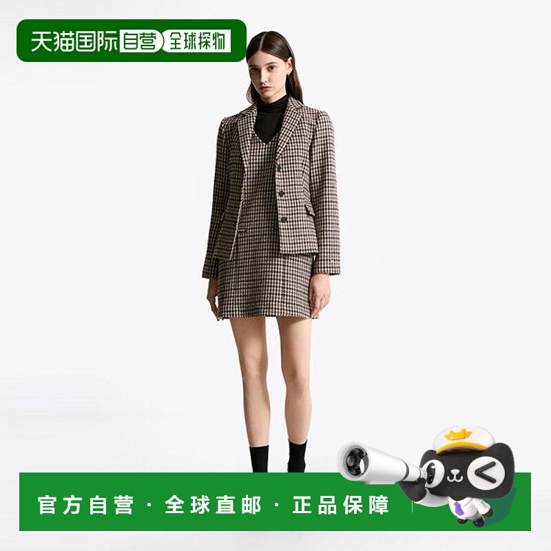 韩国直邮TOMMY HILFIGER 传统格纹西装外套 T22F9WJB090WT10NA