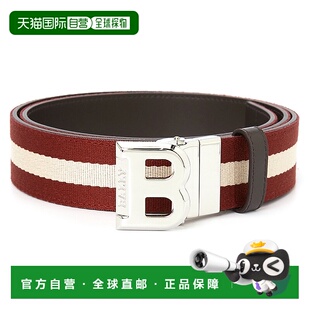 潮流佩戴舒适休闲正品 休闲腰带时尚 bally巴利男士 韩国直邮1h可退