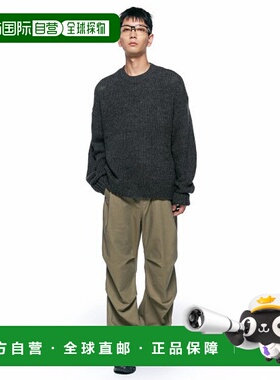 韩国直邮INSILENCE设计师款通用日常休闲宽松时尚裤子IM2C4PT02BE