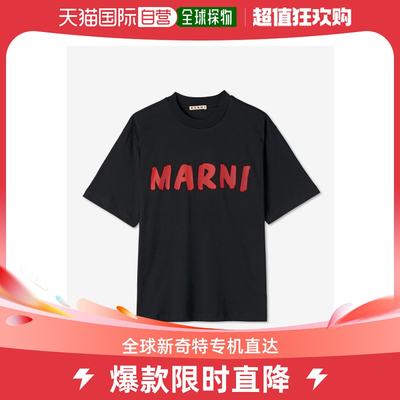 韩国直邮MARNI 女装T恤女士THJET49EPHUSCS11LON99 LOGO PRINT ORG