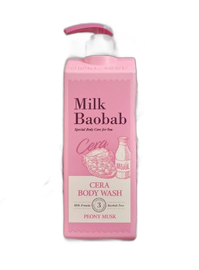 韩国直邮MilkBaobab迷珂宝芍药花香沐浴露液补水爽肤敏感肌1正品
