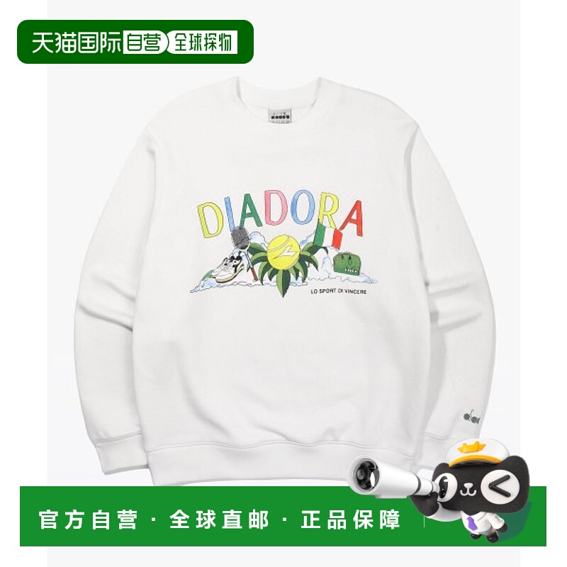 韩国直邮diadora 男士卫衣D3123TFS41WHT