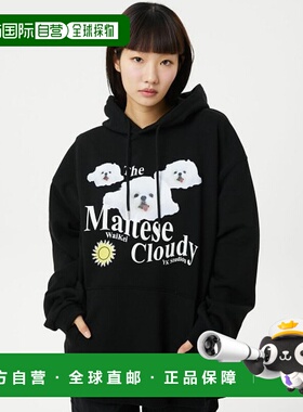 韩国直邮WAIKEI韩国小众设计师狗狗图案时尚日常卫衣T恤YK23SSTS0