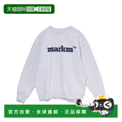 韩国直邮MARKM 公用卫衣MIIBA87010 MARKM BASIC LOGO CREWNECK S