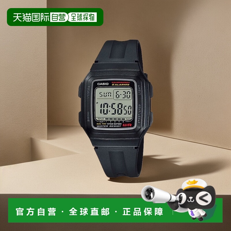 韩国直邮CASIO 卡西欧手表F-201WA-1ADFBLACK