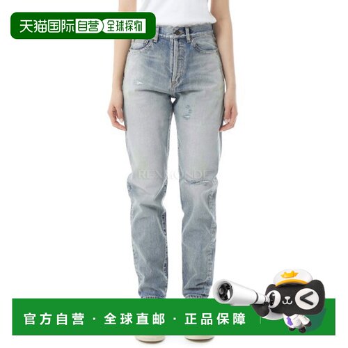 韩国直邮SAINT LAURENT PARIS  644024 YM372 4568 牛仔裤直筒裤