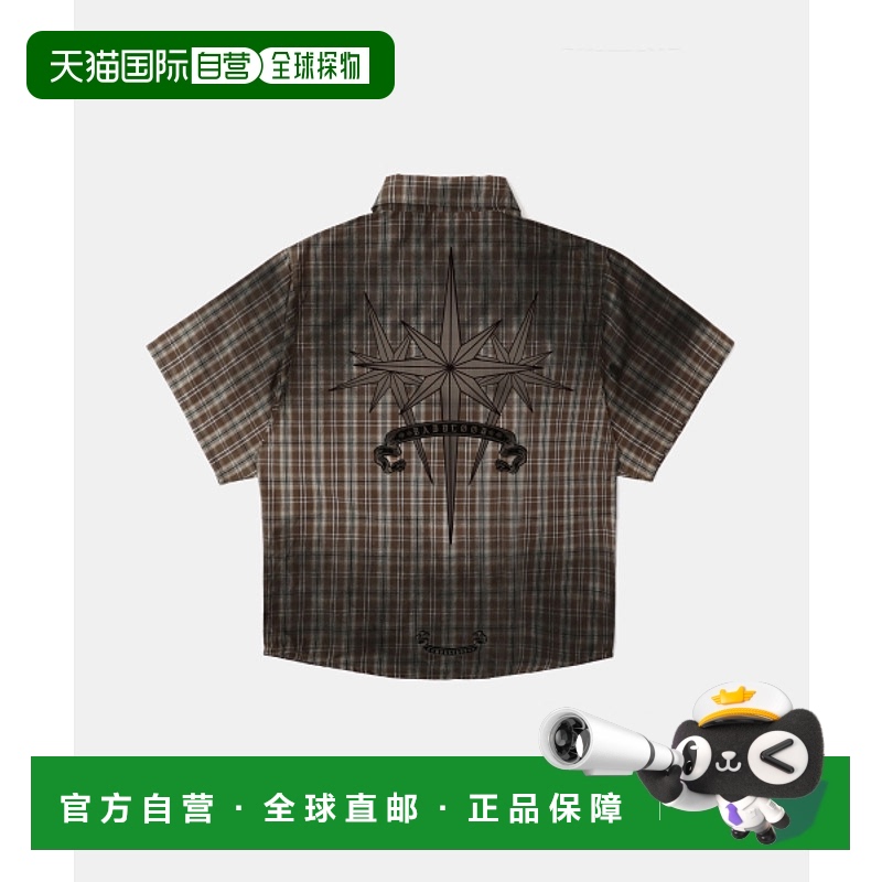 韩国直邮BADBLOOD 公用男衬衫w-sht25-007 Cosmo Graphic Short S