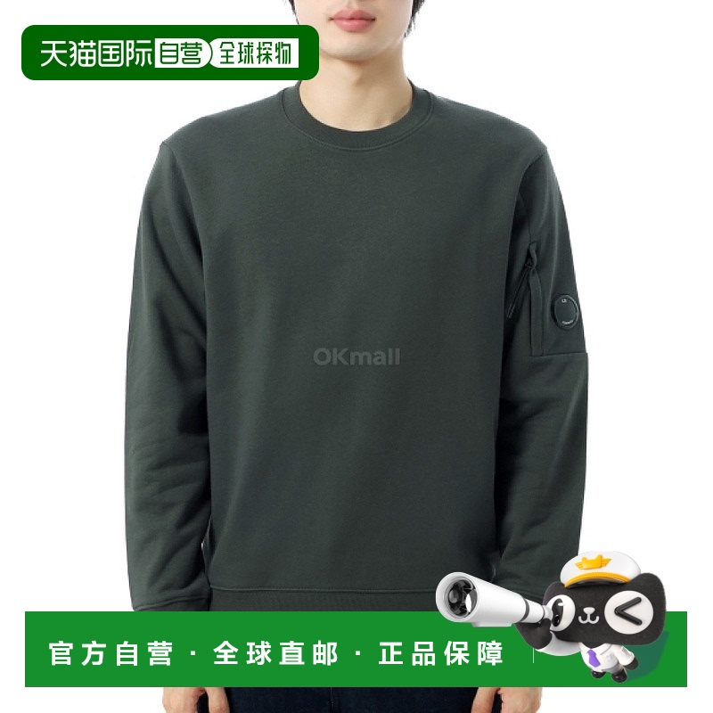 韩国直邮CP COMPANY 轻盈羊毛圆领镜片卫衣 (19CMSS713A 005086W