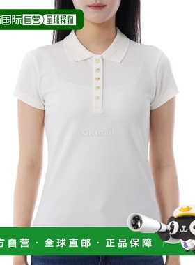 韩国直邮TOMMY HILFIGER 金色纽扣修身短袖 POLO 衫 (WW45768 YA8