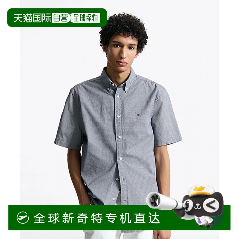 1h可退 韩国直邮tommy hilfiger  衬衫短袖