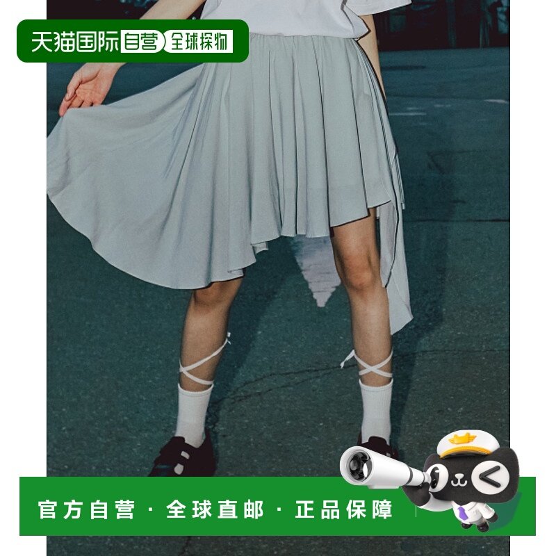 韩国直邮ROMANTIC CROWN 女士半身裙RIBBON FLARE SKIRT_DUSTY MIN