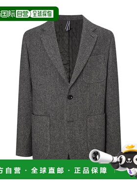 韩国直邮HAZZYS [25FW] 赫奇斯炭灰色图案羊毛夹克 (HZJA5D403CG)