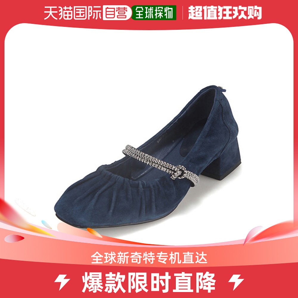 韩国直邮[BABARA]羊羔皮宝石绳 MERRY JANE浅口式鞋 BBF535BL-封面