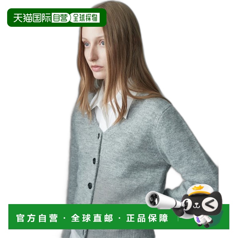 韩国直邮RE RHEE 女士毛针织衫RP4CDP240-0-GY KNIT V NECK CARDIG