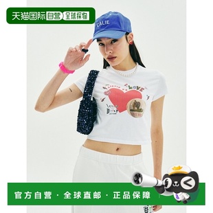 高级感正品 女士棒球帽CA22BAC001BL潮流穿搭 CALIE 韩国直邮ASIF