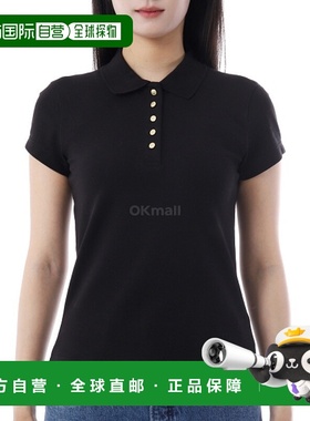 韩国直邮TOMMY HILFIGER 金色纽扣修身短袖 POLO 衫 (WW45768 BDS