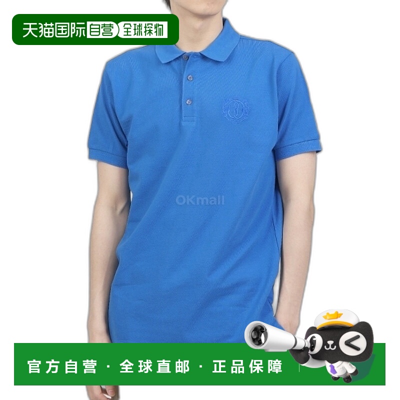 韩国直邮BALLY MJE03ICO228-U577 短袖珠地网眼上衣胸前Bali Vech