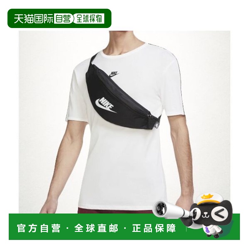 韩国直邮NIKE NIKE Waistpack 3L - 黑色 白色 DB0490-010 139308