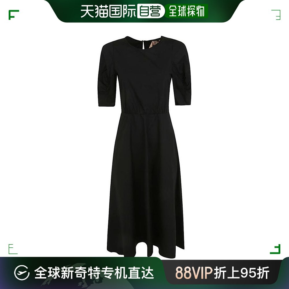 韩国直邮N°2124SS中长连衣裙女H112 0074BLACK 女装/女士精品 连衣裙 原图主图