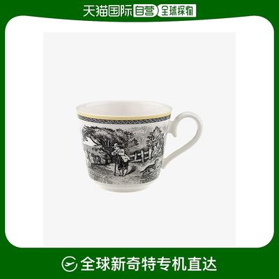 韩国直邮Villeroy & Boch唯宝茶杯茶碟黑白印花简约大容量时尚