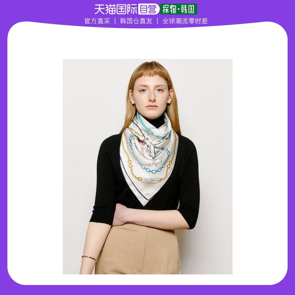 韩国直邮daks women acc dcsc3e602n2围巾navy08士