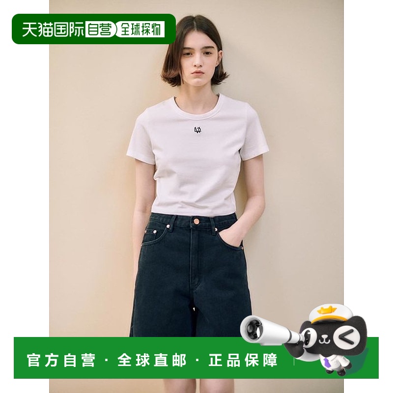韩国直邮LOEUVRE正品 女装休闲裤301696222CONE-denim Bermuda Pa