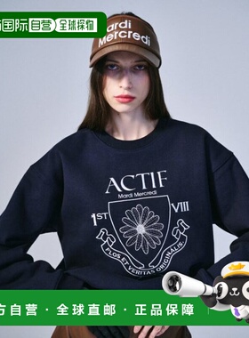 韩国直邮MARDI MERCREDI ACTIF 运动卫衣/套头衫AFK33SPO002NVIV