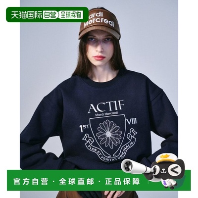 韩国直邮MARDI MERCREDI ACTIF 运动卫衣/套头衫AFK33SPO002NVIV