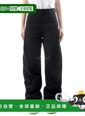 韩国直邮Lemaire 高腰曲线裤 (PA1264 LD1055 999) 直筒裤牛仔裤