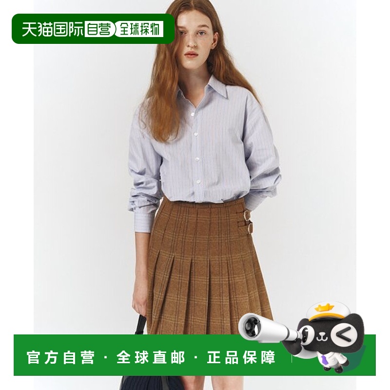 韩国直邮Dunst2023秋冬新品中性风经典女款衬衫UDSH3C102B1