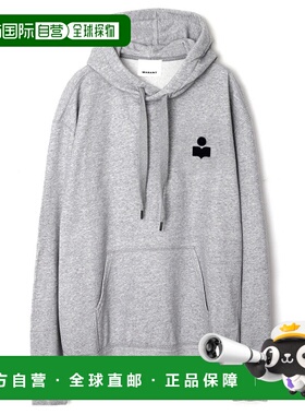 韩国直邮ISABEL MARANT 2024年秋季 连帽拉链棉混纺卫衣 SW0050HA