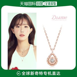 金色 1分 韩国直邮 钻石项链 LUCEO DIAMI 14K UGDN0865W01