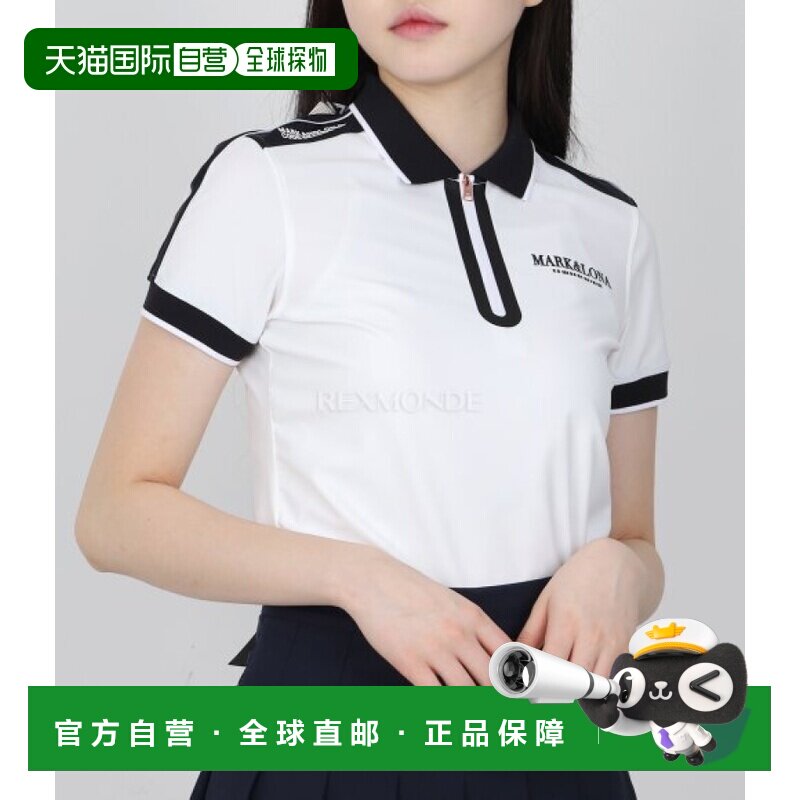 韩国直邮Mark&Lona CD8-SLP 短袖防晒半拉链T恤衫图片