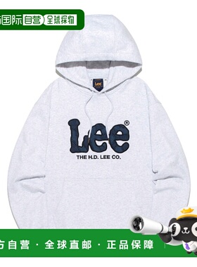 韩国直邮LEE正品美式复古新品男女同款卫衣LE2503HD04LG