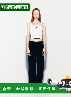 韩国直邮ASIF CALIE 女士吊带衫CA24CSL001WT LOVE GURLS SLEEVELE