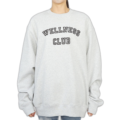 1h可退 韩国直邮SPORTY&RICH CR761HG HEATHER GREY 女士 长袖T恤