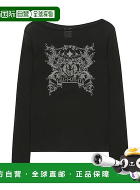 韩国直邮GOTTER GALLERY 女士女装T恤 GT25WSTP03BK GRAPHIC SHEER