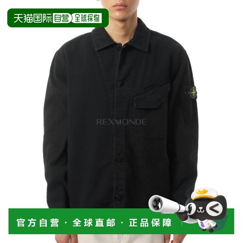 韩国直邮STONE ISLAND 1200012 带Logo贴片的胸袋衬衫（L2S15 120