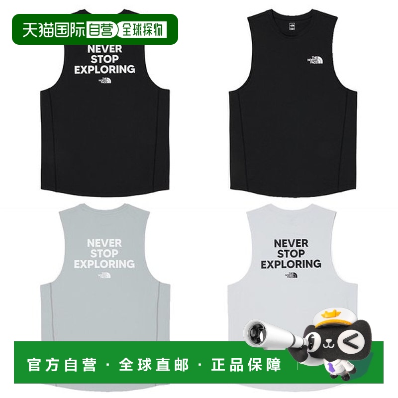 韩国直邮THE NORTH FACE 上衣冰袖无袖衫 NT7VQ27北面