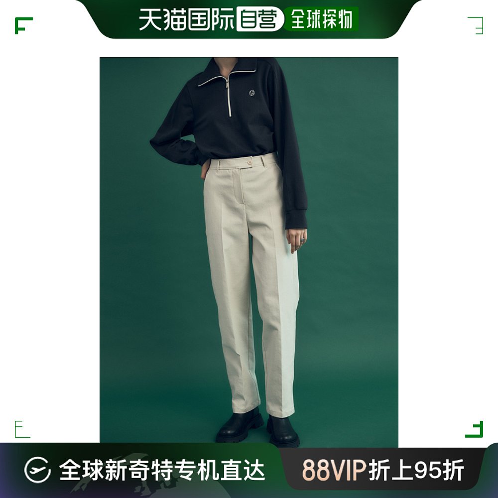 韩国直邮LOEUVRE正品女装休闲裤301439905Straight Slim Pants S