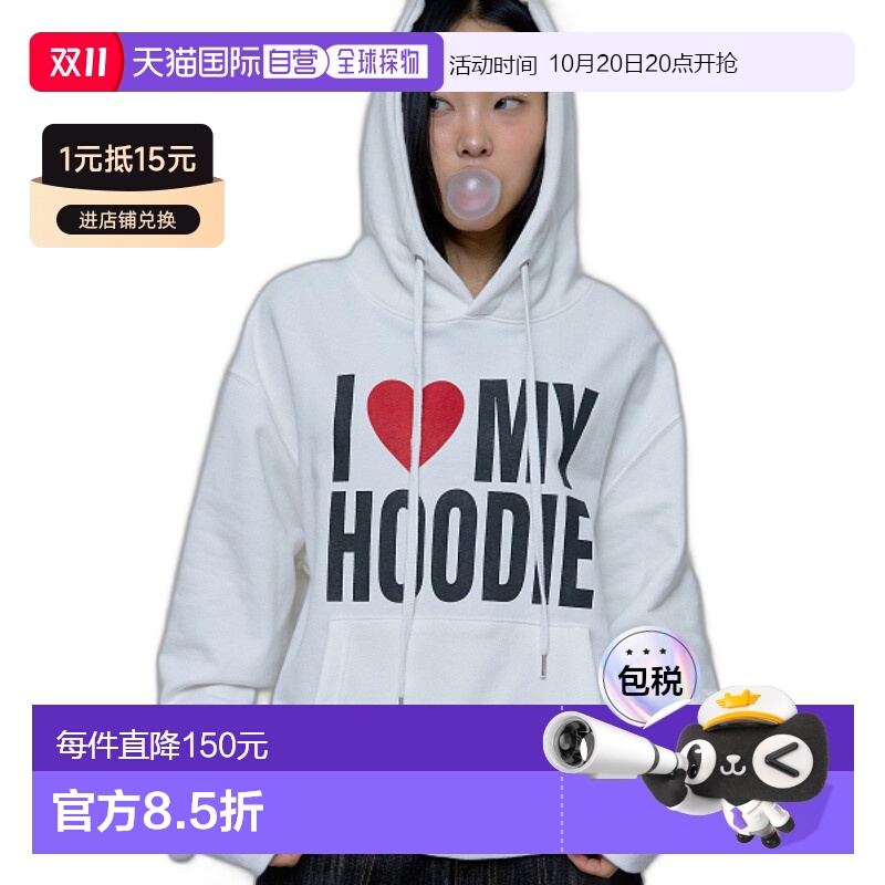 韩国直邮NASTY FANCY CLUB街头辣妹潮牌24休闲时尚秋冬新款卫衣F2