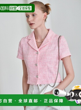 韩国直邮LOEUVRE正品 女士精品301696304Tweed crop Jacket SW2MJ