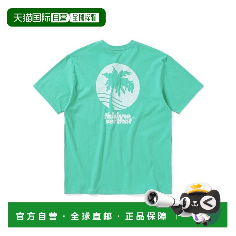 韩国直邮THISISNEVERTHAT T恤Palm Tree Tee MintTN231TTSST33MNT